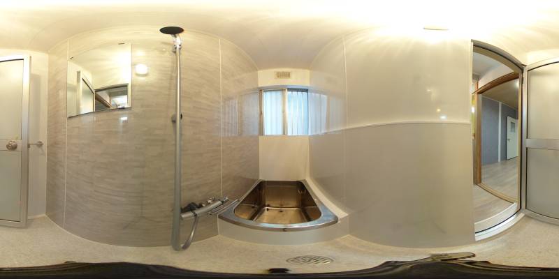 パノラマ画像バスルーム