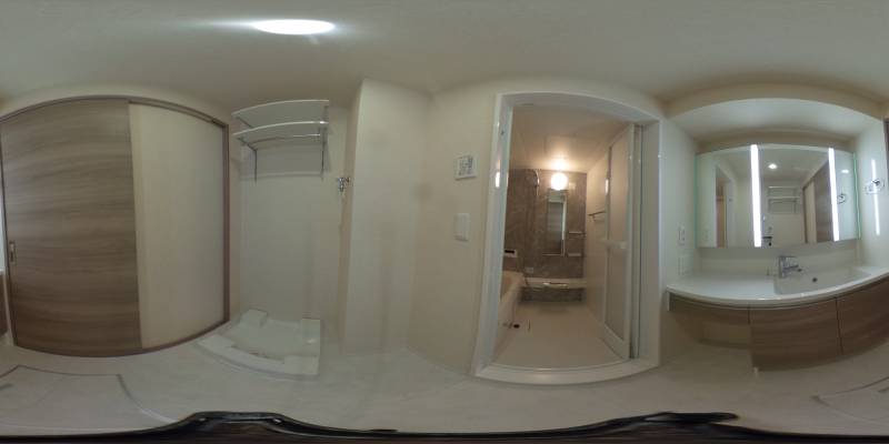 パノラマ画像洗面所