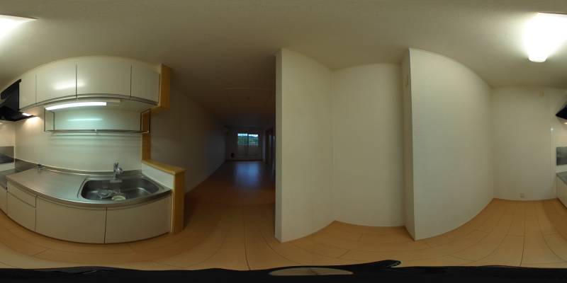 パノラマ画像キッチン