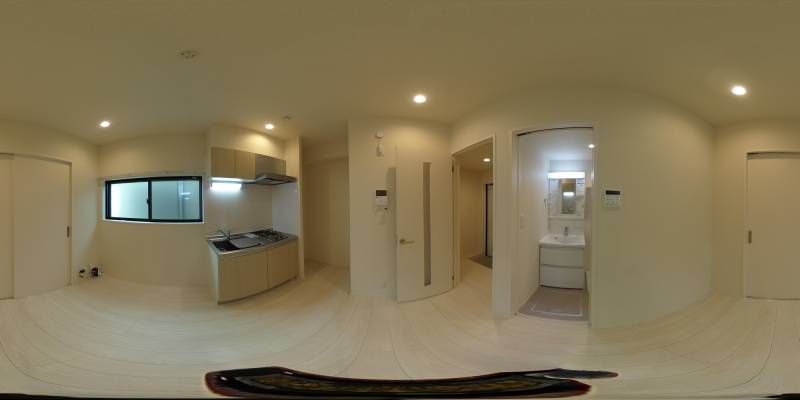 パノラマ画像キッチン