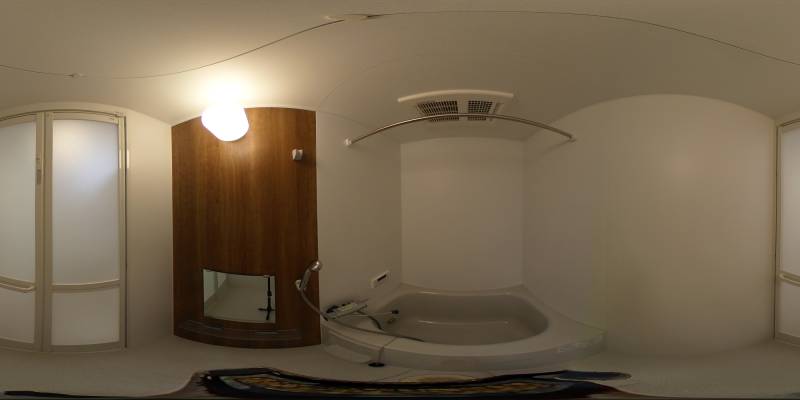 パノラマ画像バスルーム