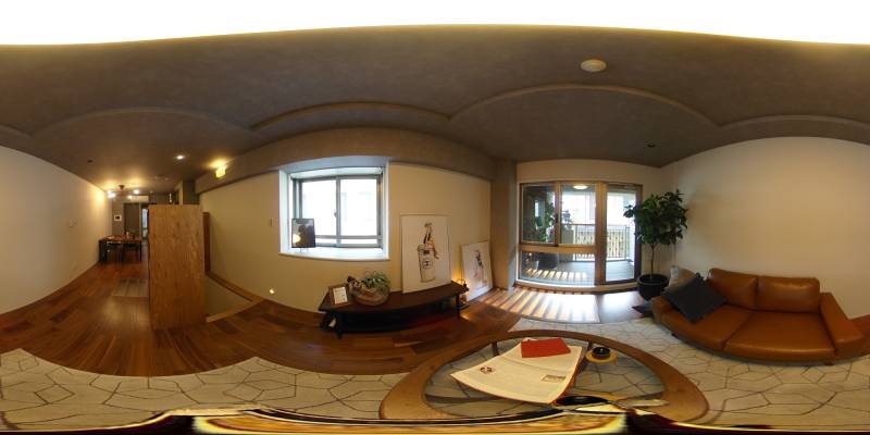 パノラマ画像リビング