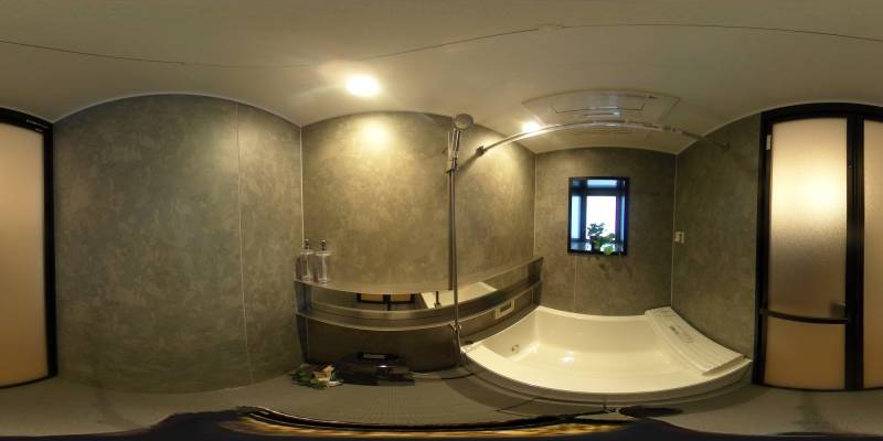 パノラマ画像バスルーム