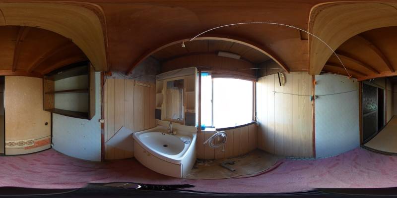 パノラマ画像洗面所