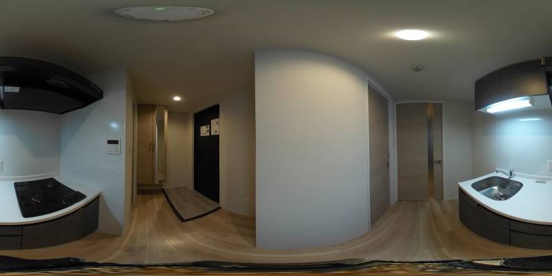 パノラマ画像キッチン