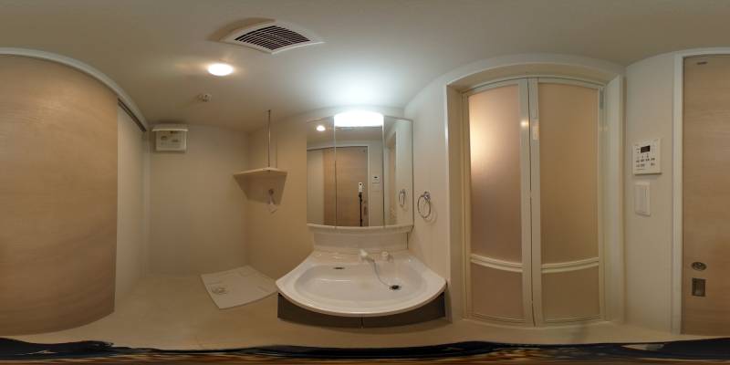 パノラマ画像洗面所