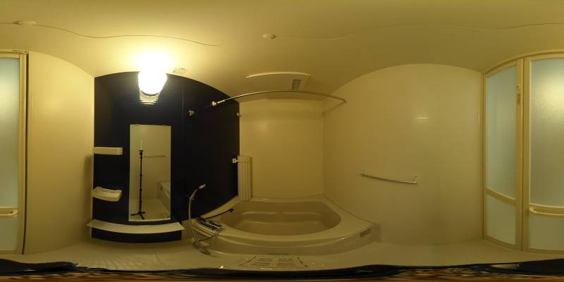 パノラマ画像バスルーム