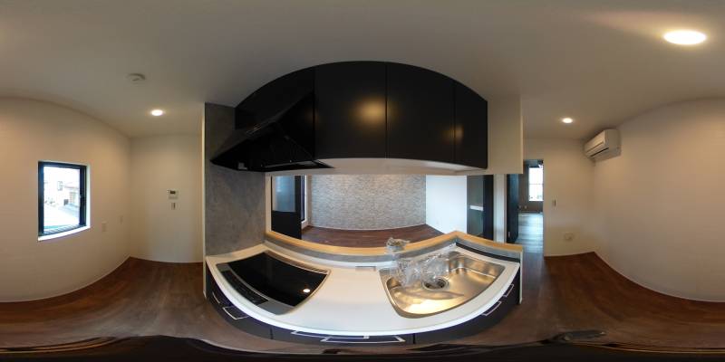 パノラマ画像キッチン