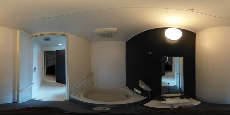 パノラマ画像バスルーム