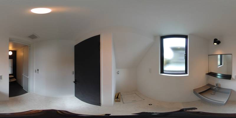 パノラマ画像洗面所