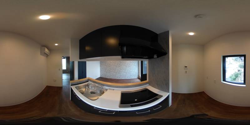 パノラマ画像キッチン