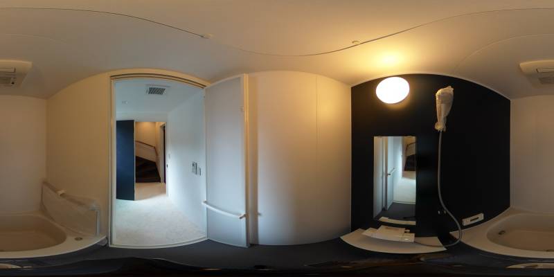 パノラマ画像バスルーム