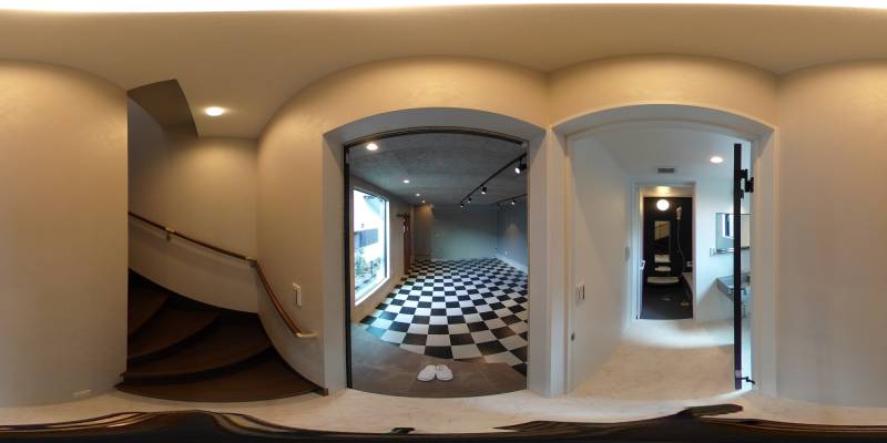 パノラマ画像玄関