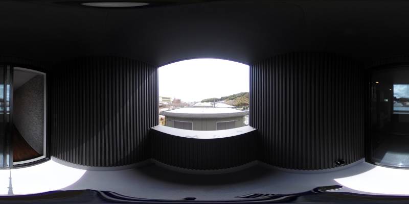 パノラマ画像バルコニー