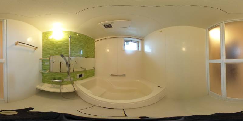 パノラマ画像バスルーム