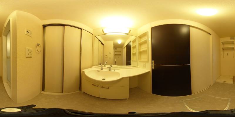 パノラマ画像洗面所