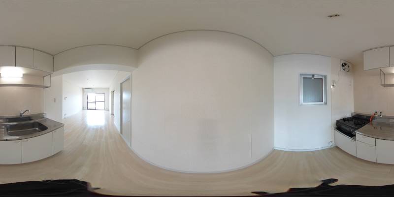 パノラマ画像キッチン