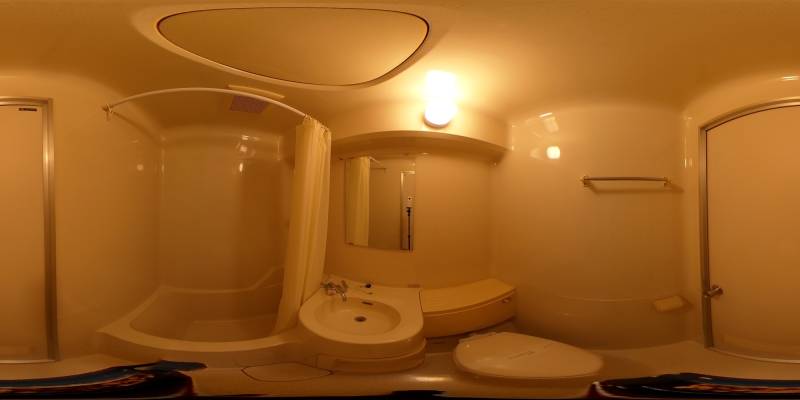 パノラマ画像バスルーム