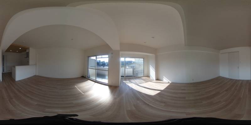 パノラマ画像リビング