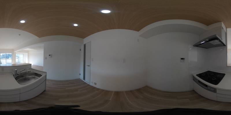 パノラマ画像キッチン