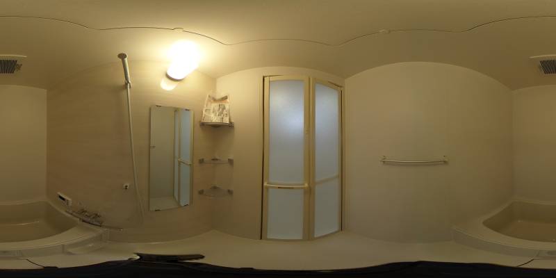 パノラマ画像バスルーム