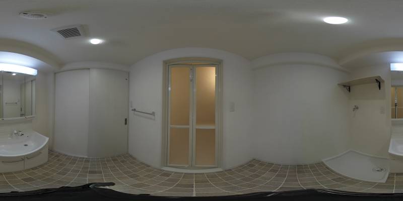 パノラマ画像洗面所