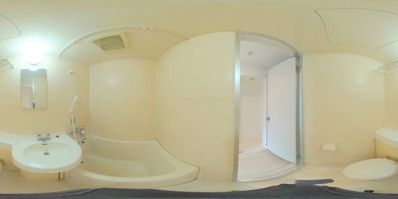 パノラマ画像バスルーム