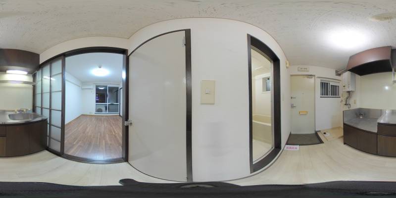 パノラマ画像キッチン