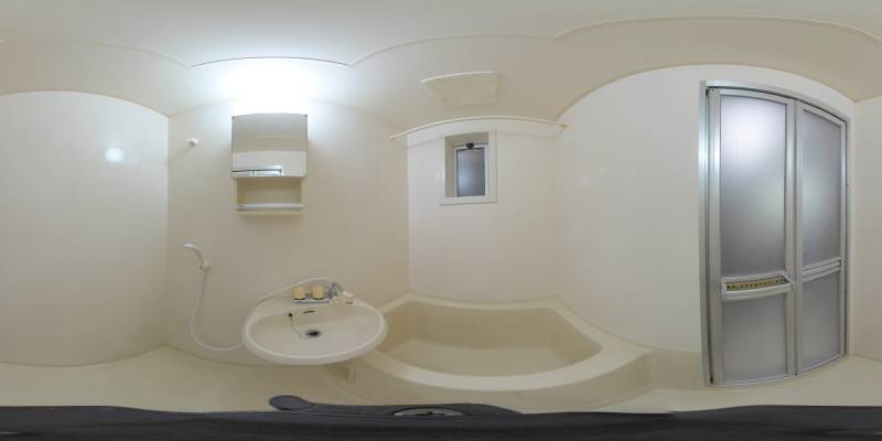 パノラマ画像バスルーム