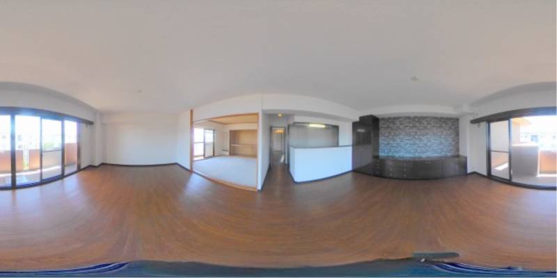 パノラマ画像リビング