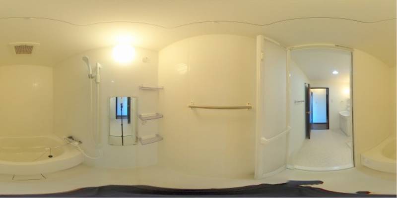 パノラマ画像バスルーム