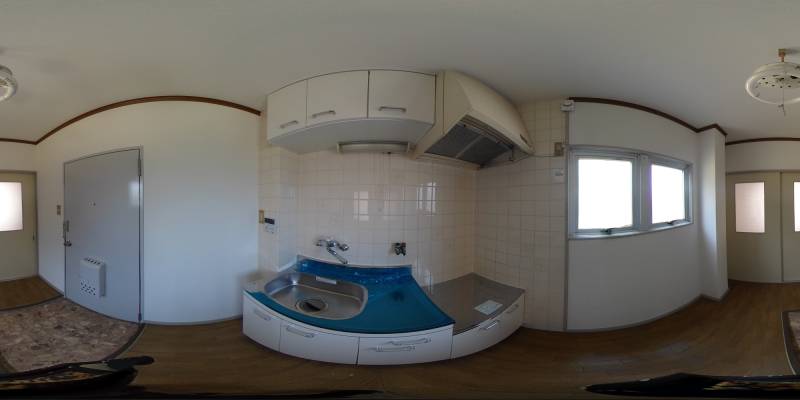 パノラマ画像キッチン