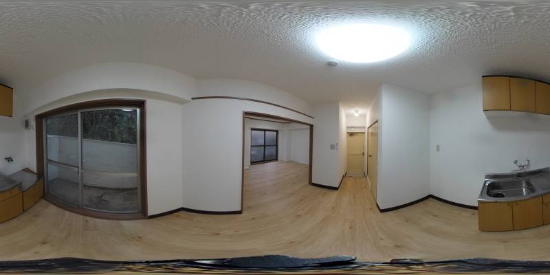 パノラマ画像キッチン