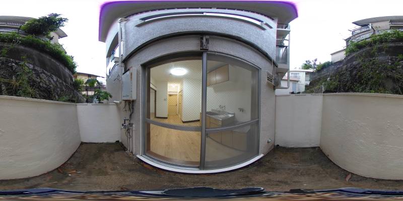 パノラマ画像バルコニー