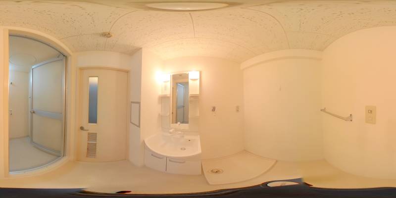 パノラマ画像洗面所