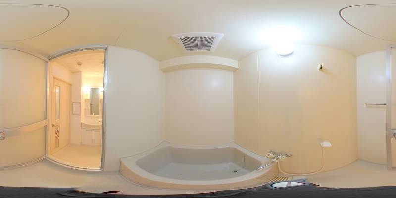 パノラマ画像バスルーム