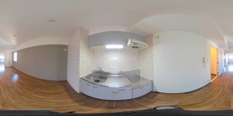 パノラマ画像キッチン