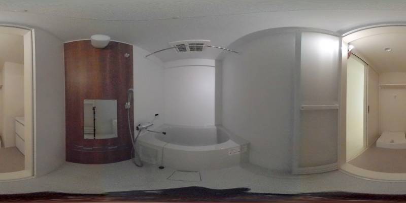 パノラマ画像バスルーム