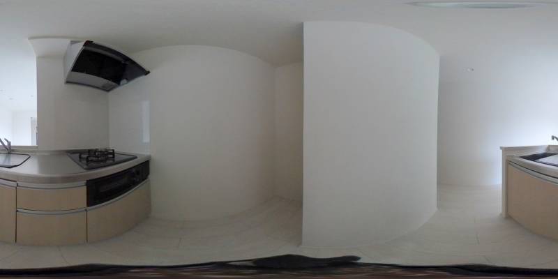 パノラマ画像キッチン