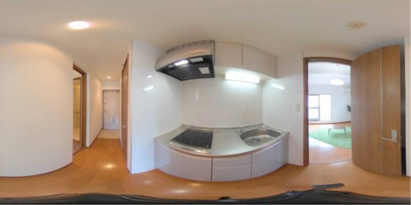 パノラマ画像キッチン