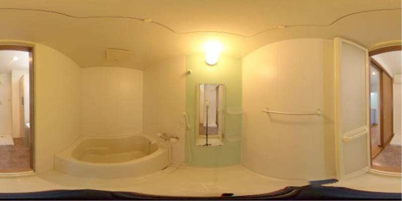 パノラマ画像バスルーム