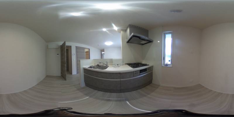 パノラマ画像キッチン