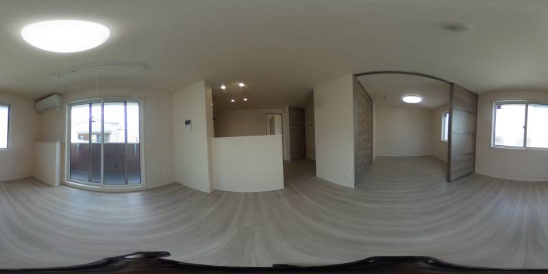 パノラマ画像リビング