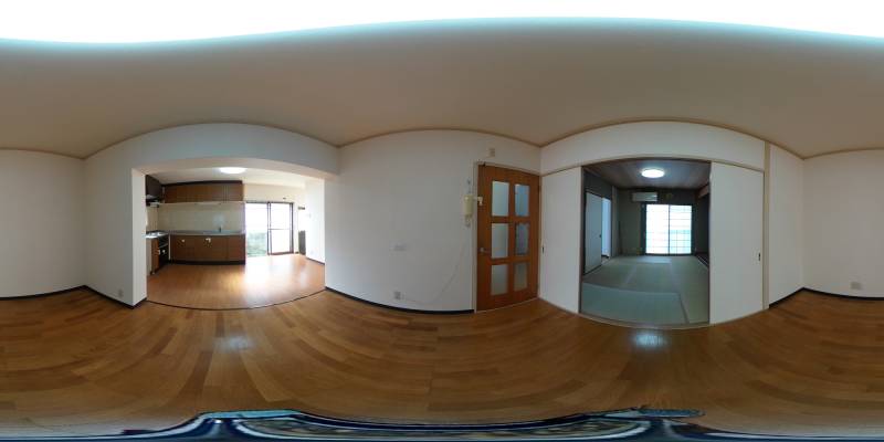 パノラマ画像リビング