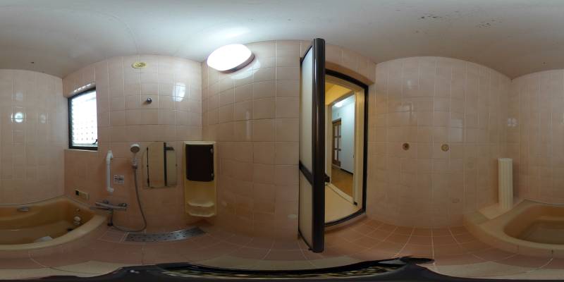 パノラマ画像バスルーム