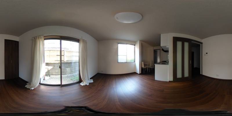 パノラマ画像リビング