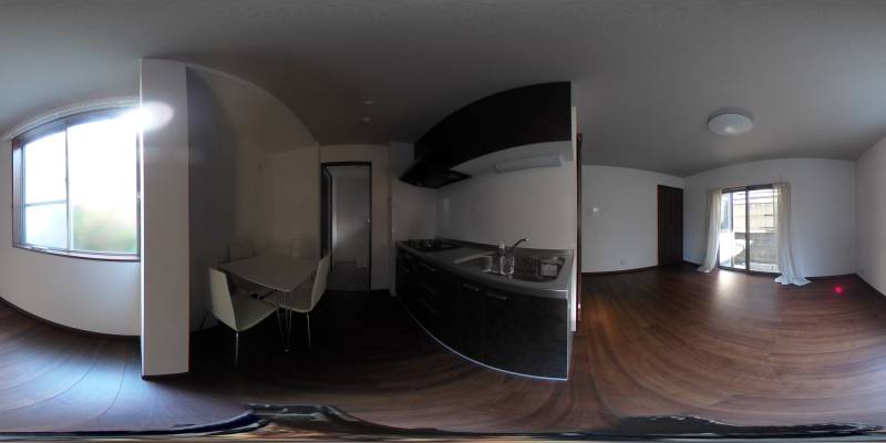 パノラマ画像キッチン