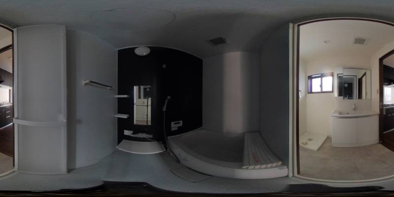 パノラマ画像バスルーム