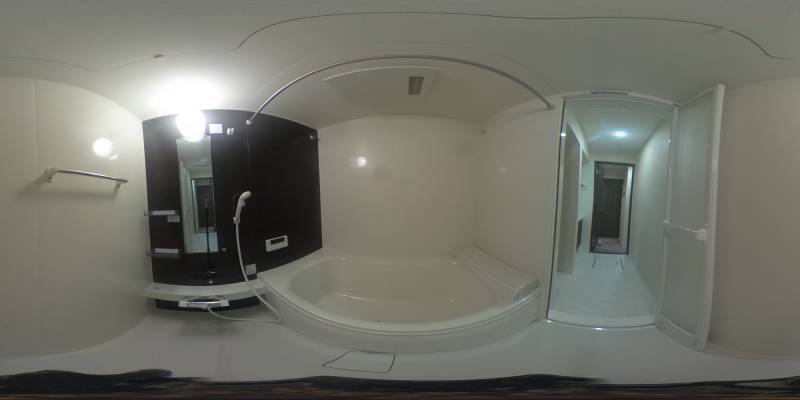 パノラマ画像バスルーム