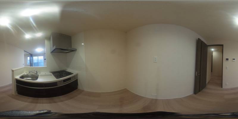 パノラマ画像キッチン